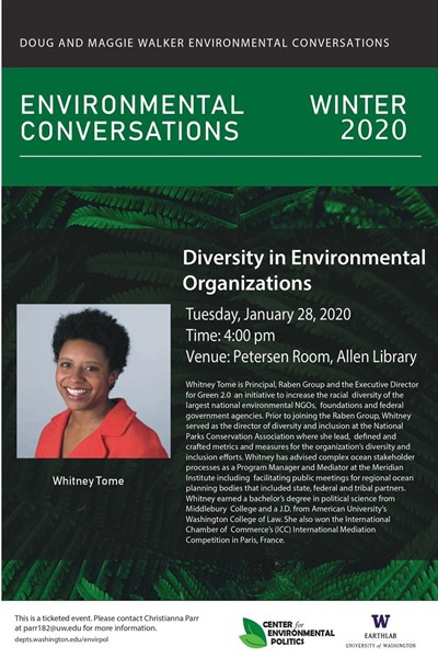 Doug and Maggie Walker Environmental Conversations: Diversity in Environmental Organizations