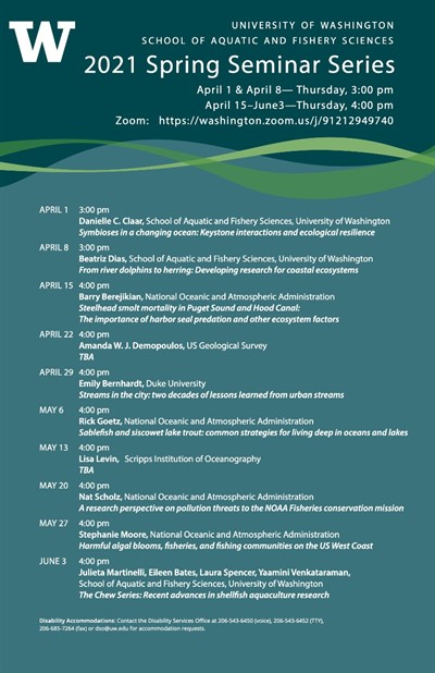 SAFS Departmental Seminar