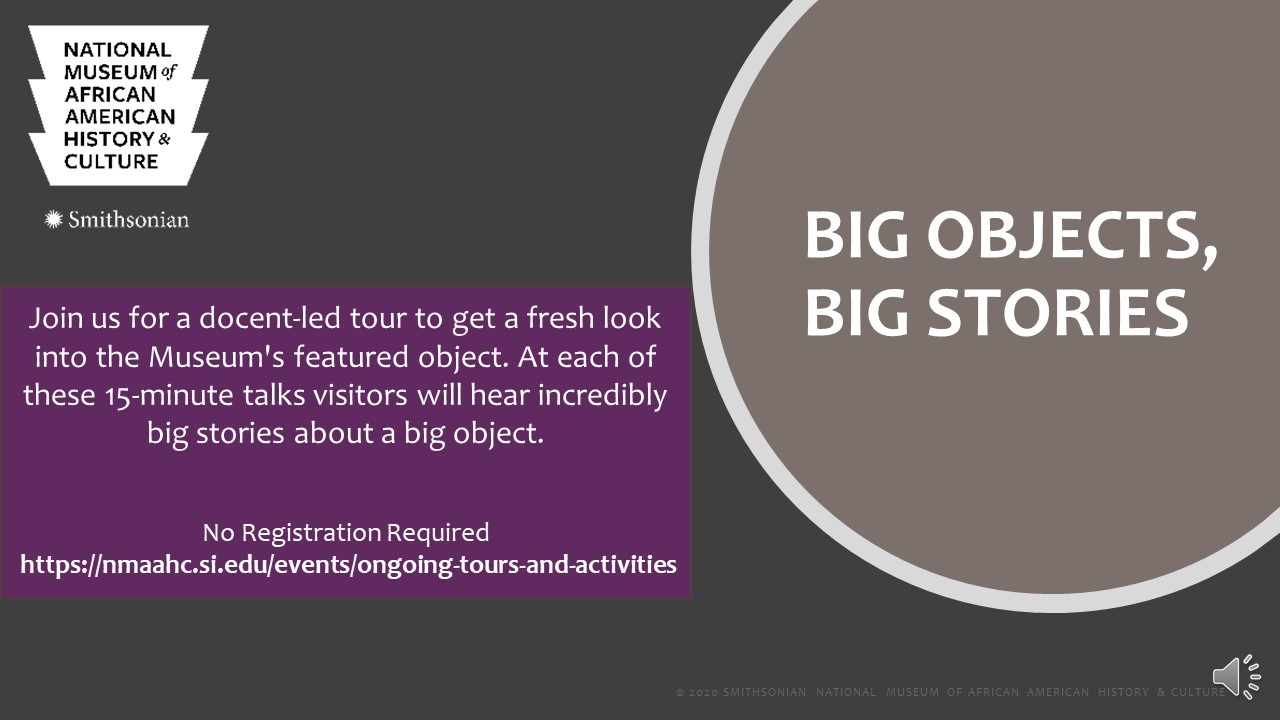 CANCELLED - Big Objects, Big Stories: Swing Low by Richard Hunt