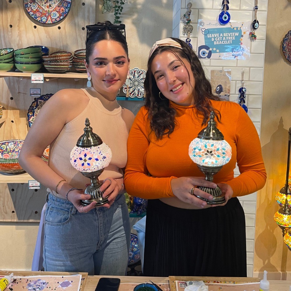 Mosaic Lamp Making Classes