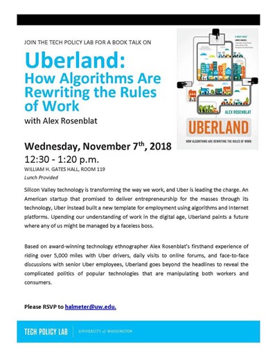 Uberland: How Algorithms Are Rewriting the Rules of Work - Alex Rosenblat