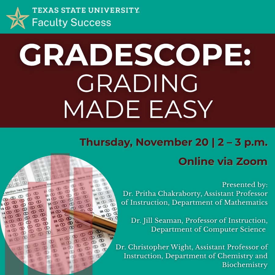 (11/20/25) Gradescope: Grading Made Easy