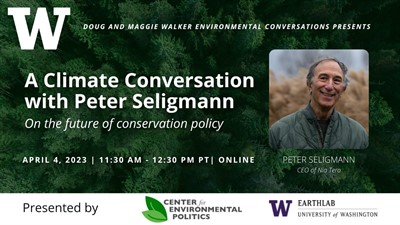CANCELLED - Walker Conversation with Peter Seligmann on the Future of Conservation Policy