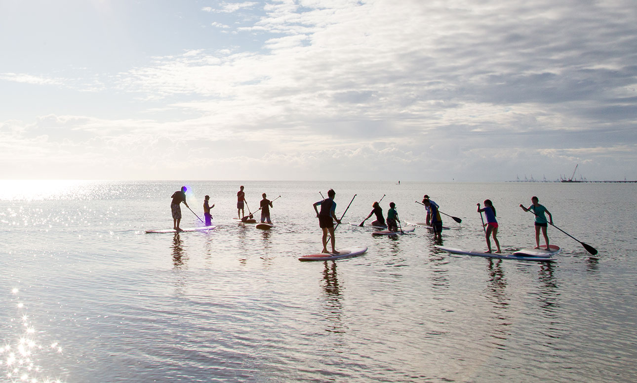 Stand-up paddle boarding