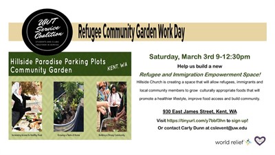 Refugee Community Garden Workday