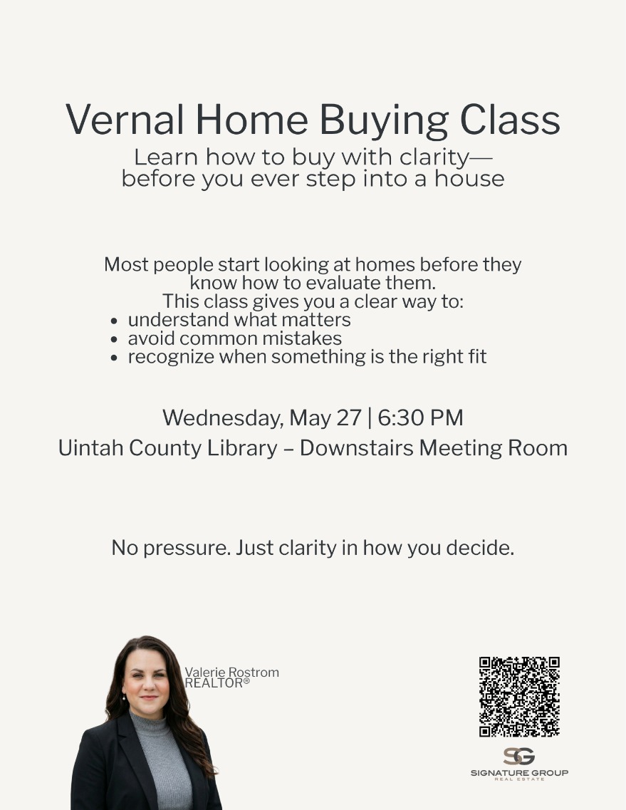 Vernal Home Buying Class Series