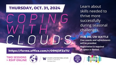 Coping With Clouds: A Workshop & Social for Graduate Students