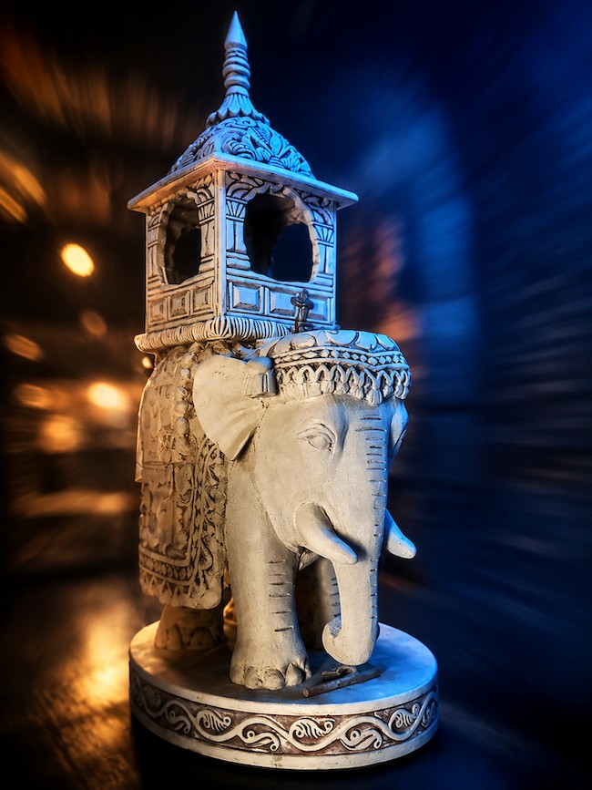 Giant Pageant of the Masters Chess Pieces at Laguna Beach City Hall