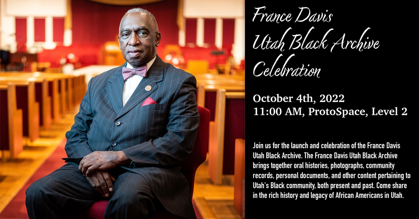 France Davis Utah Black Archive Celebration