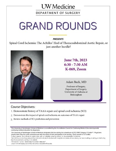 UW Department of Surgery Grand Rounds