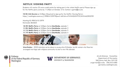 "Unorthodox" - Netflix Viewing Party