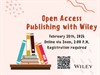 Open Access Publishing with Wiley