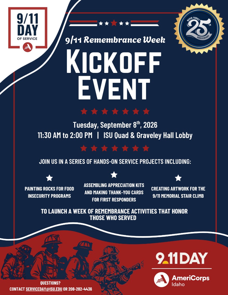 ISU's 9/11 Day of Service Kick Off Event