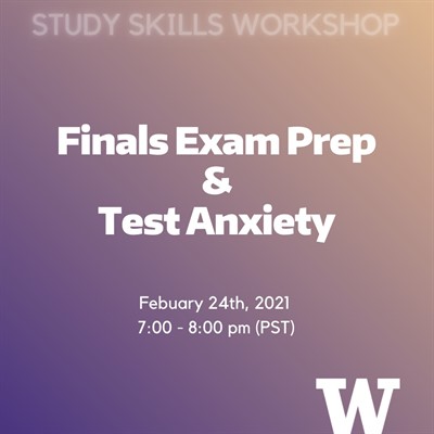Finals Exam Prep And Test Anxiety