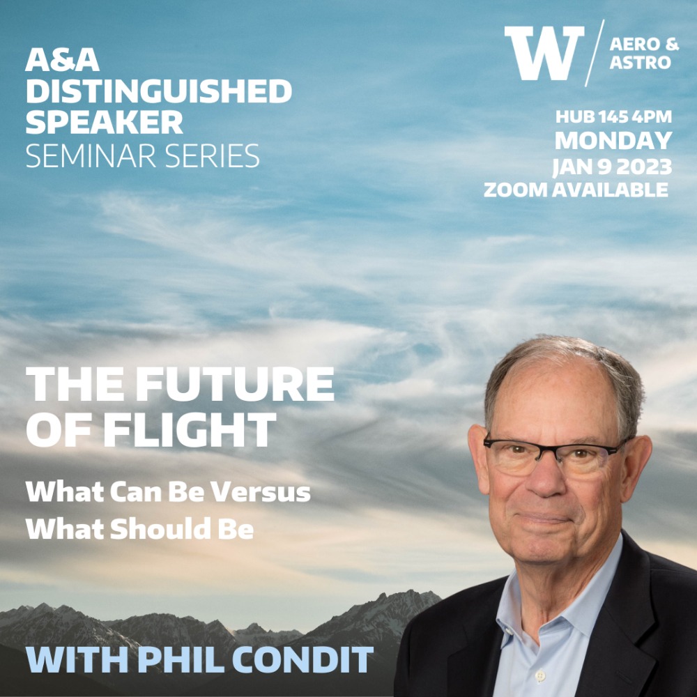 A&A Distinguished Speaker Seminar with Phil Condit
