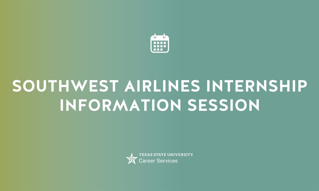 Southwest Airlines Internship Information Session