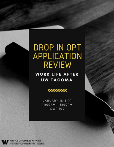 Drop In OPT Application Review