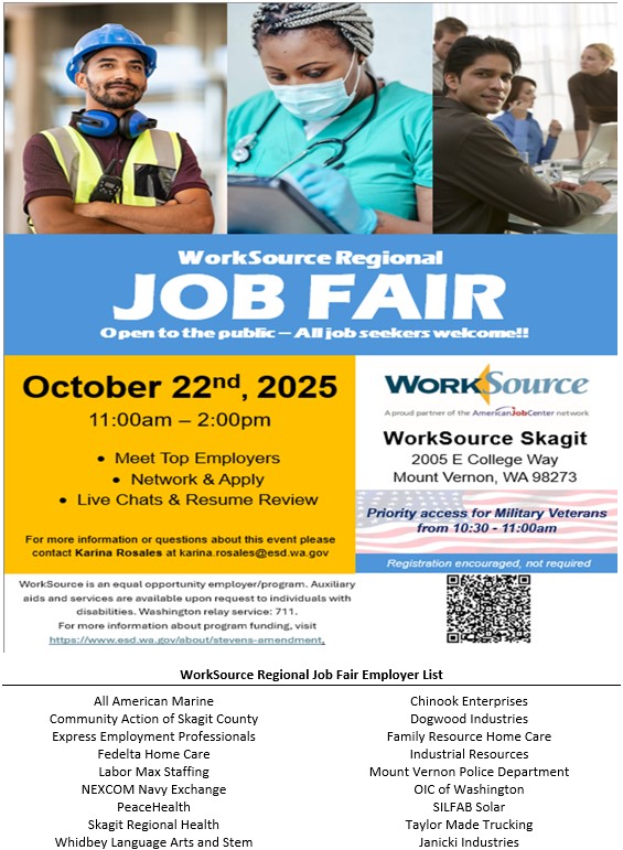 WorkSource Regional Job Fair w. Employer List 9.25