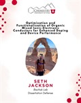 dissertation defense flyer for ph.d. candidate Seth Jackson