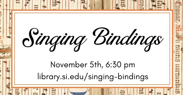 Singing Bindings: An Evening Devoted to Early Music and Rare Books