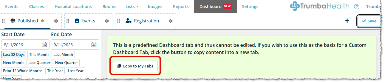 Copy tabs
