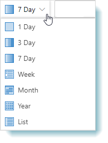 Switch between calendar views much faster