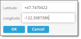 Adding latitude and longitude coordinates