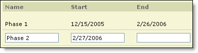Defining custom date ranges