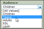 Single-select filter spud